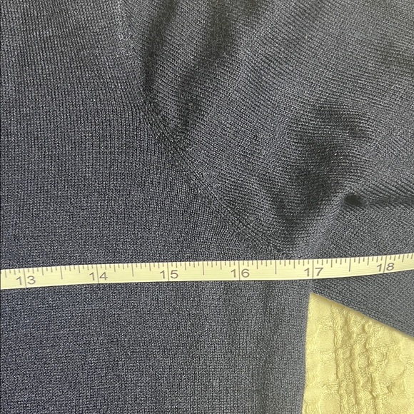 LOFT Deep Blue Button-Up Cardigan - Picture 3 of 7